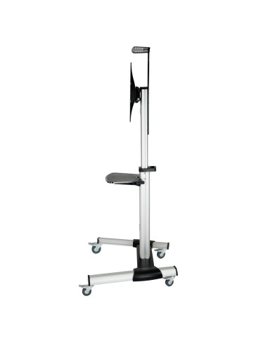 TooQ FS1870M-B soporte para pantalla de señalización 94 cm (37") Negro, Plata