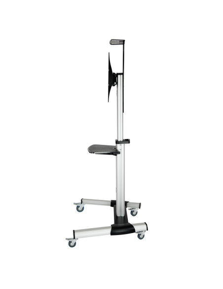 TooQ FS1870M-B soporte para pantalla de señalización 94 cm (37") Negro, Plata