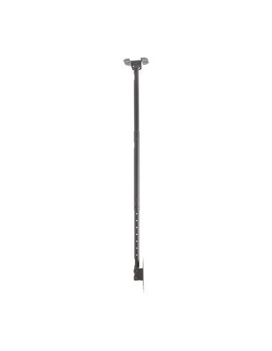 AISENS Soporte de techo giratorio, inclinable, extensible para monitor/TV 50kg de 23”-43”, Negro
