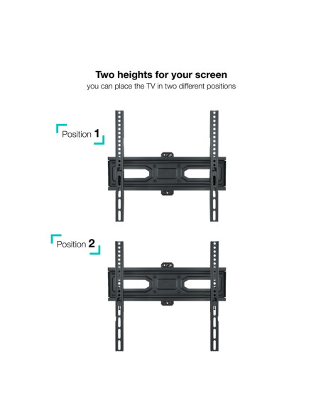 TooQ Soporte de pared para pantallas 32”- 55”