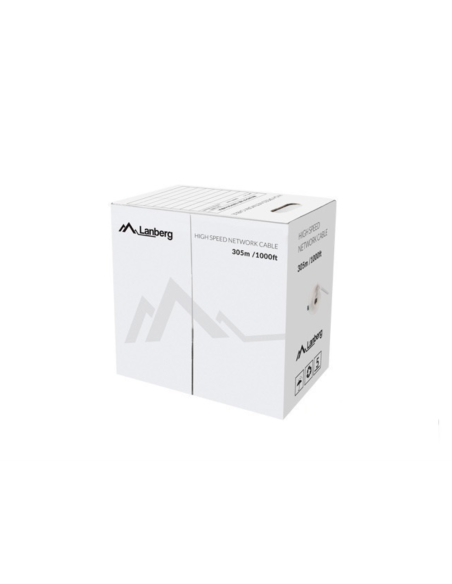 Lanberg LCU5-12CU-0305-G cable de red Verde 305 m Cat5e U/UTP (UTP)