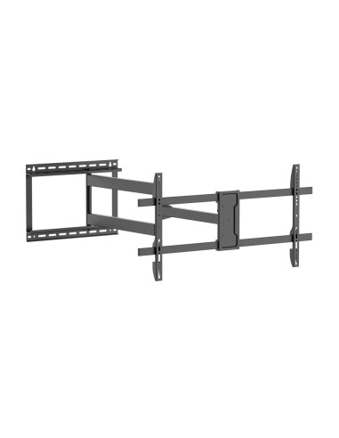 AISENS Soporte Pro Giratorio, Inclinable y Nivelable para Monitor/TV 50kg de 43"-80", Negro