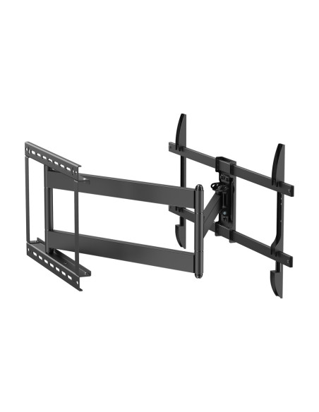 AISENS Soporte Pro Giratorio, Inclinable y Nivelable para Monitor/TV 50kg de 43"-80", Negro