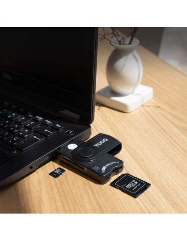 TooQ TQR-3012B lector de tarjeta inteligente USB 2.0