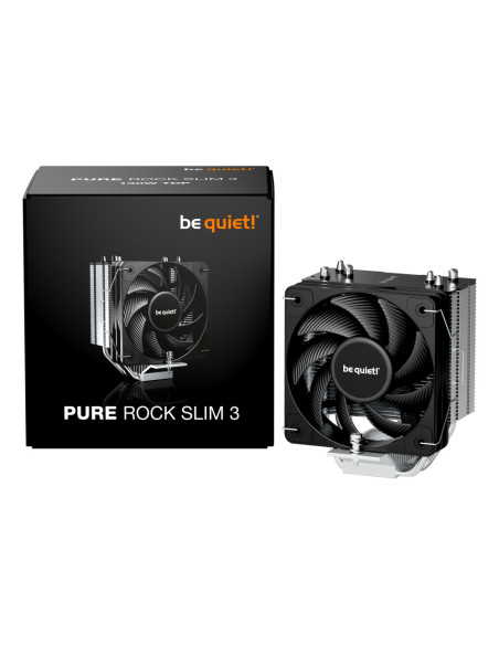 be quiet! Pure Rock Slim 3 Procesador Refrigerador de aire 10 cm Plata 1 pieza(s)