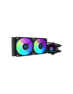 Hiditec LDCR10004 sistema de refrigeración para ordenador Procesador Sistema de refrigeración líquida todo en uno 12 cm Negro 1 