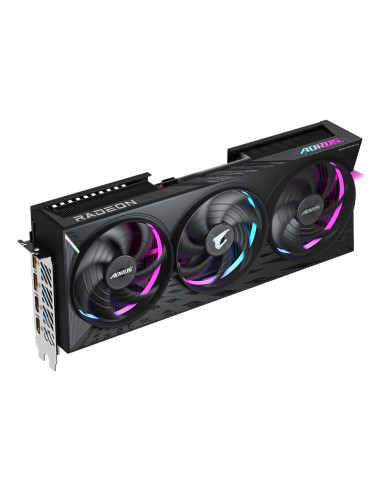 GIGABYTE AORUS Radeon RX 9070 XT ELITE 16G Tarjeta Gráfica - 16GB GDDR6, 256 bits, PCI-E 5.0, 3100 MHz Frecuencia Base, 2 x Disp