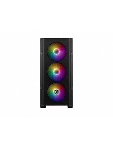 MSI MAG Forge M100A Micro Torre Negro, Transparente