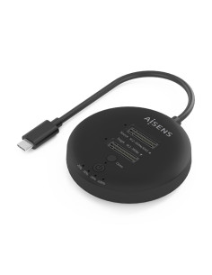 AISENS ASDS-2M2N05-BK base de conexión para disco duro USB 3.2 Gen 2 (3.1 Gen 2) Type-C 2