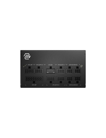 MSI MAG A750GL PCIE5 II unidad de fuente de alimentación 750 W 20+4 pin ATX ATX Negro
