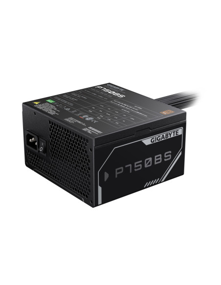 GIGABYTE P750BS Fuente de Alimentación - PCI-E 6+2 Pin x 4, 80 PLUS Bronze, Ventilador de 120 mm, Compatible con ATX, Enchufe EU