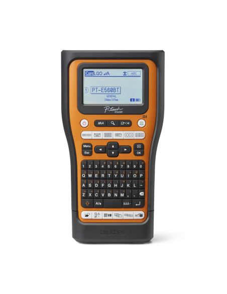 Brother PT-E560BTVP impresora de etiquetas Transferencia térmica 180 x 180 DPI 20 mm/s Inalámbrico y alámbrico HSE/TZe Bluetooth