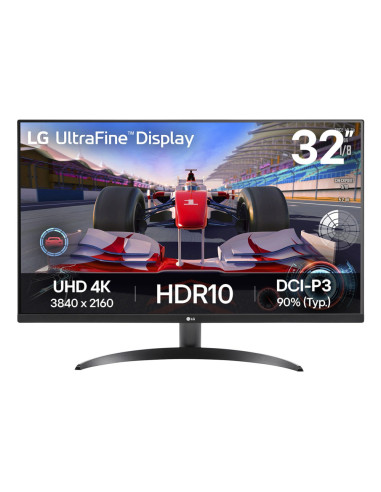 LG 32UR500K-B pantalla para PC 80 cm (31.5") 3840 x 2160 Pixeles 4K Ultra HD LCD Negro