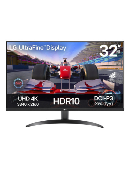 LG 32UR500K-B pantalla para PC 80 cm (31.5") 3840 x 2160 Pixeles 4K Ultra HD LCD Negro