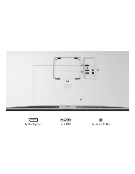 LG 27US550-W pantalla para PC 68,6 cm (27") 3840 x 2160 Pixeles 4K Ultra HD LCD Blanco