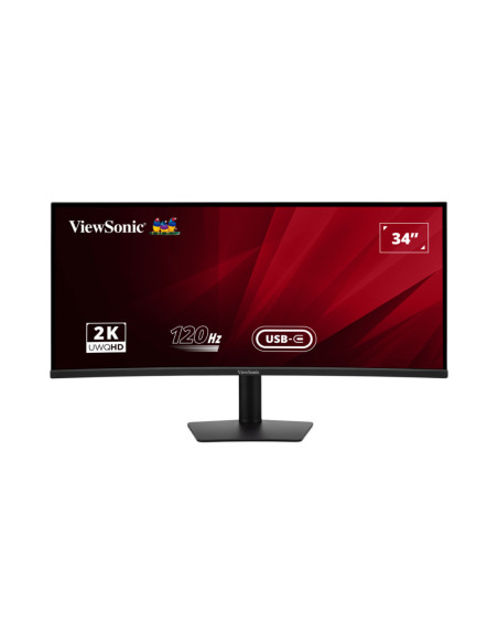 Viewsonic VA VA3420C pantalla para PC 86,4 cm (34") 3440 x 1440 Pixeles UltraWide Quad HD LED Negro