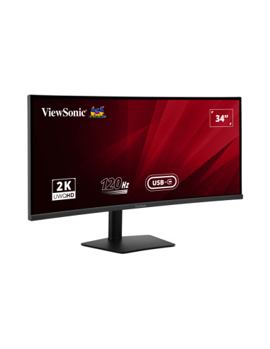Viewsonic VA VA3420C pantalla para PC 86,4 cm (34") 3440 x 1440 Pixeles UltraWide Quad HD LED Negro