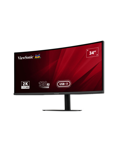 Viewsonic VA VA3420C pantalla para PC 86,4 cm (34") 3440 x 1440 Pixeles UltraWide Quad HD LED Negro