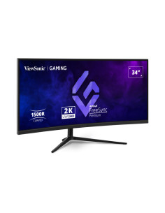 Viewsonic VX3418C-2K pantalla para PC 86,4 cm (34") 3440 x 1440 Pixeles UltraWide Quad HD Negro