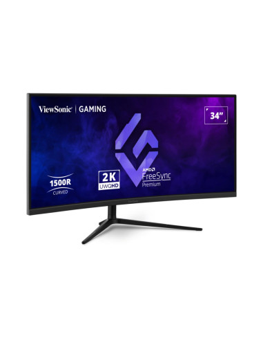 Viewsonic VX3418C-2K pantalla para PC 86,4 cm (34") 3440 x 1440 Pixeles UltraWide Quad HD Negro