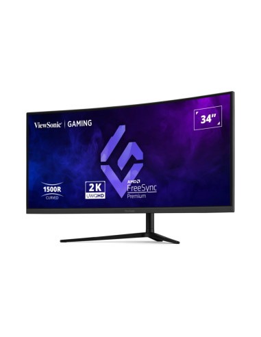 Viewsonic VX3418C-2K pantalla para PC 86,4 cm (34") 3440 x 1440 Pixeles UltraWide Quad HD Negro