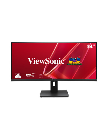 Viewsonic VA VA3420C-2 pantalla para PC 86,4 cm (34") 3440 x 1440 Pixeles UltraWide Quad HD LED Negro