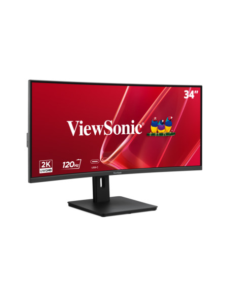 Viewsonic VA VA3420C-2 pantalla para PC 86,4 cm (34") 3440 x 1440 Pixeles UltraWide Quad HD LED Negro