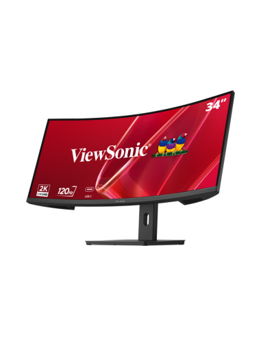 Viewsonic VA VA3420C-2 pantalla para PC 86,4 cm (34") 3440 x 1440 Pixeles UltraWide Quad HD LED Negro