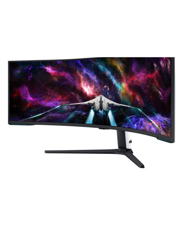 Samsung G95NC pantalla para PC 144,8 cm (57") 7680 x 2160 Pixeles Dual UHD LED Negro, Blanco