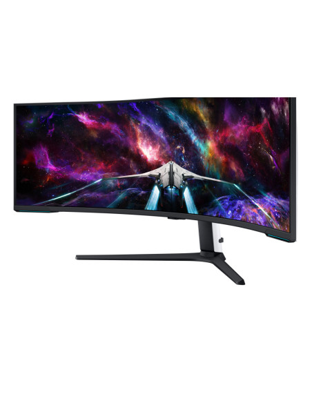 Samsung G95NC pantalla para PC 144,8 cm (57") 7680 x 2160 Pixeles Dual UHD LED Negro, Blanco
