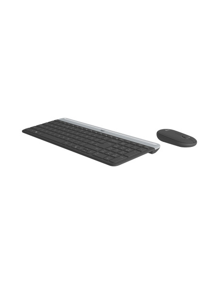 Logitech Slim MK470 teclado Ratón incluido Universal RF inalámbrico QWERTY Español Grafito
