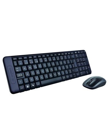 Logitech MK220 teclado Ratón incluido Oficina USB Español Negro
