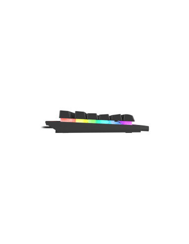 GENESIS Rhod 500 RGB teclado Juego USB QWERTY Español Negro, Gris