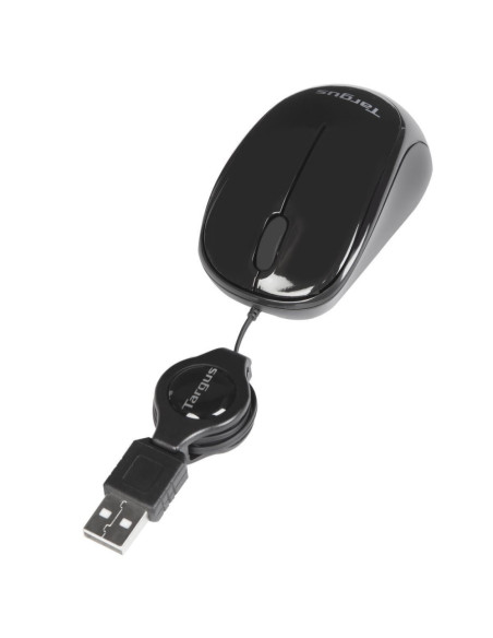 Targus AMU75EU ratón Viajes Ambidextro USB tipo A 1000 DPI