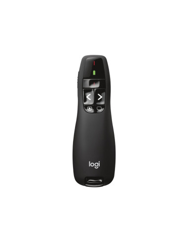 Logitech R400 apuntador inalámbricos RF Negro