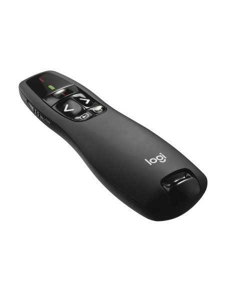 Logitech R400 apuntador inalámbricos RF Negro