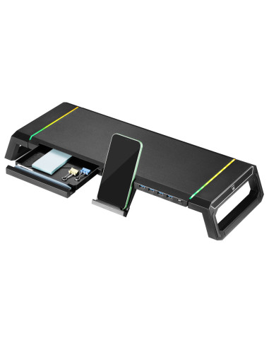 Ewent EW1268 soporte para monitor Escritorio Negro