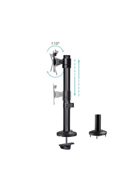 TooQ DB1131TN-B soporte para monitor 81,3 cm (32") Escritorio
