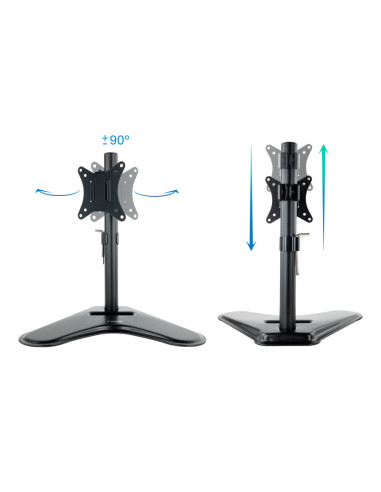 TooQ DB1701TN-B soporte para monitor 81,3 cm (32") Escritorio Negro