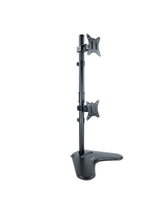 TooQ Soporte de mesa para 2 pantallas 17"-32" verticales