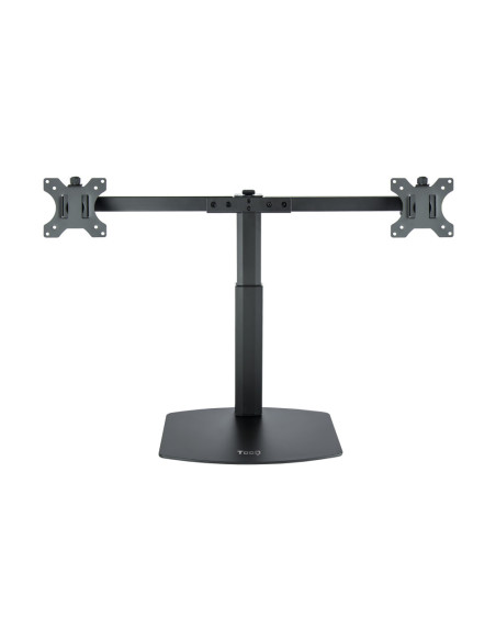 TooQ Soporte de mesa para 2 pantallas (monitor / plasma / LCD / LED) 17"-27"
