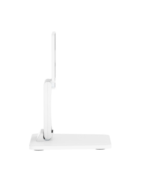 AISENS Soporte de Mesa Eco Inclinable para Monitor/POS 6.5kg de 10"-27", Blanco