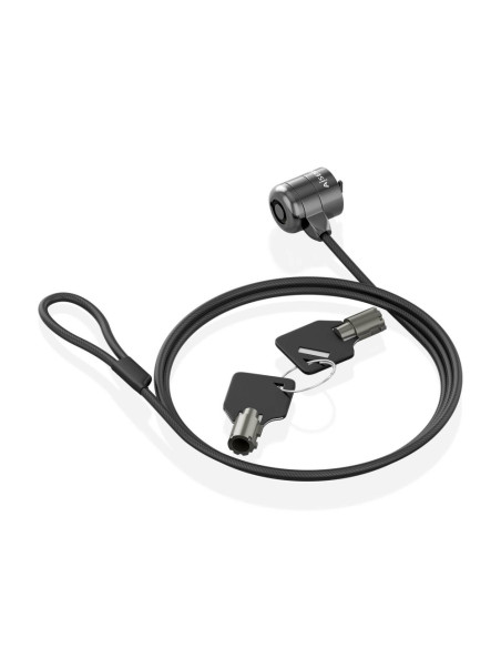 AISENS ASLK-D40K04-BK cable antirrobo Negro 1,5 m
