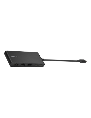 ASUS Dual 4K USB-C Dock DC201 Alámbrico USB 3.2 Gen 2 (3.1 Gen 2) Type-C Negro