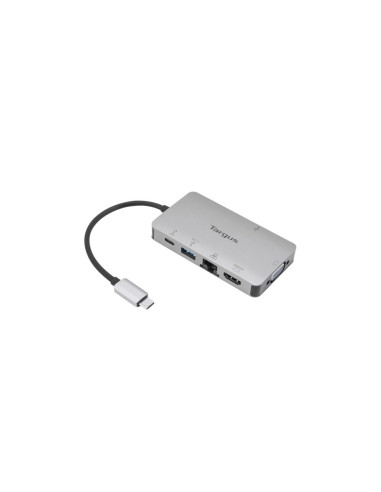 Targus DOCK419 Alámbrico USB 3.2 Gen 1 (3.1 Gen 1) Type-C Gris