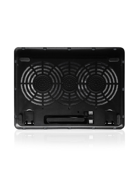 Ewent EW1256 almohadilla fría 43,2 cm (17") 1000 RPM Negro
