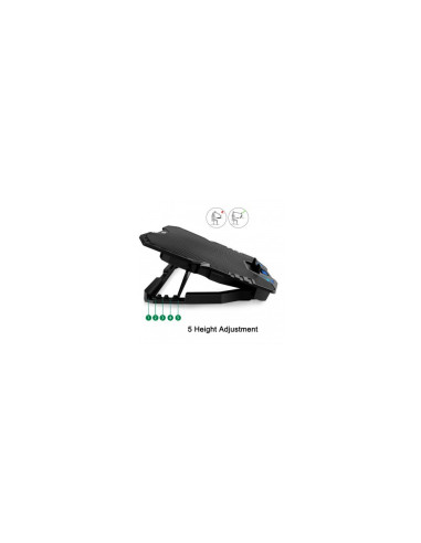 Ewent EW1259 almohadilla fría 43,2 cm (17") 2500 RPM Negro