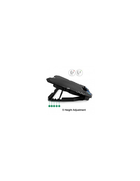 Ewent EW1259 almohadilla fría 43,2 cm (17") 2500 RPM Negro