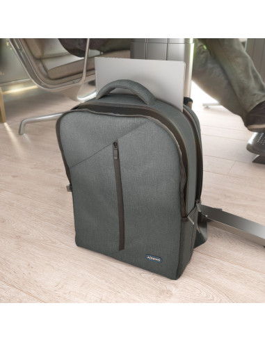 AISENS ASBG-BP084-GR maletines para portátil 39,6 cm (15.6")