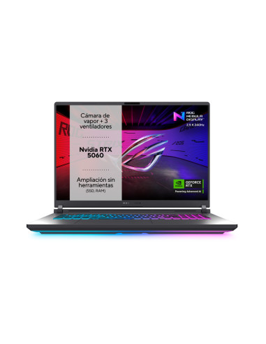 ASUS ROG Strix G18 G815JMR-S8051 - Ordenador Portátil Gaming de 18" WUXGA 144Hz (Intel Core i7-14650HX, 32GB RAM, 1TB SSD, NVIDI